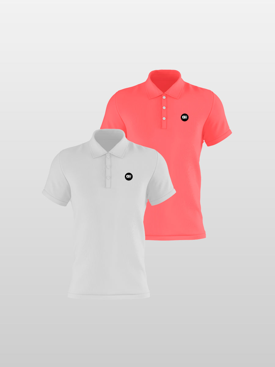 Pack 10 polos fondo entero