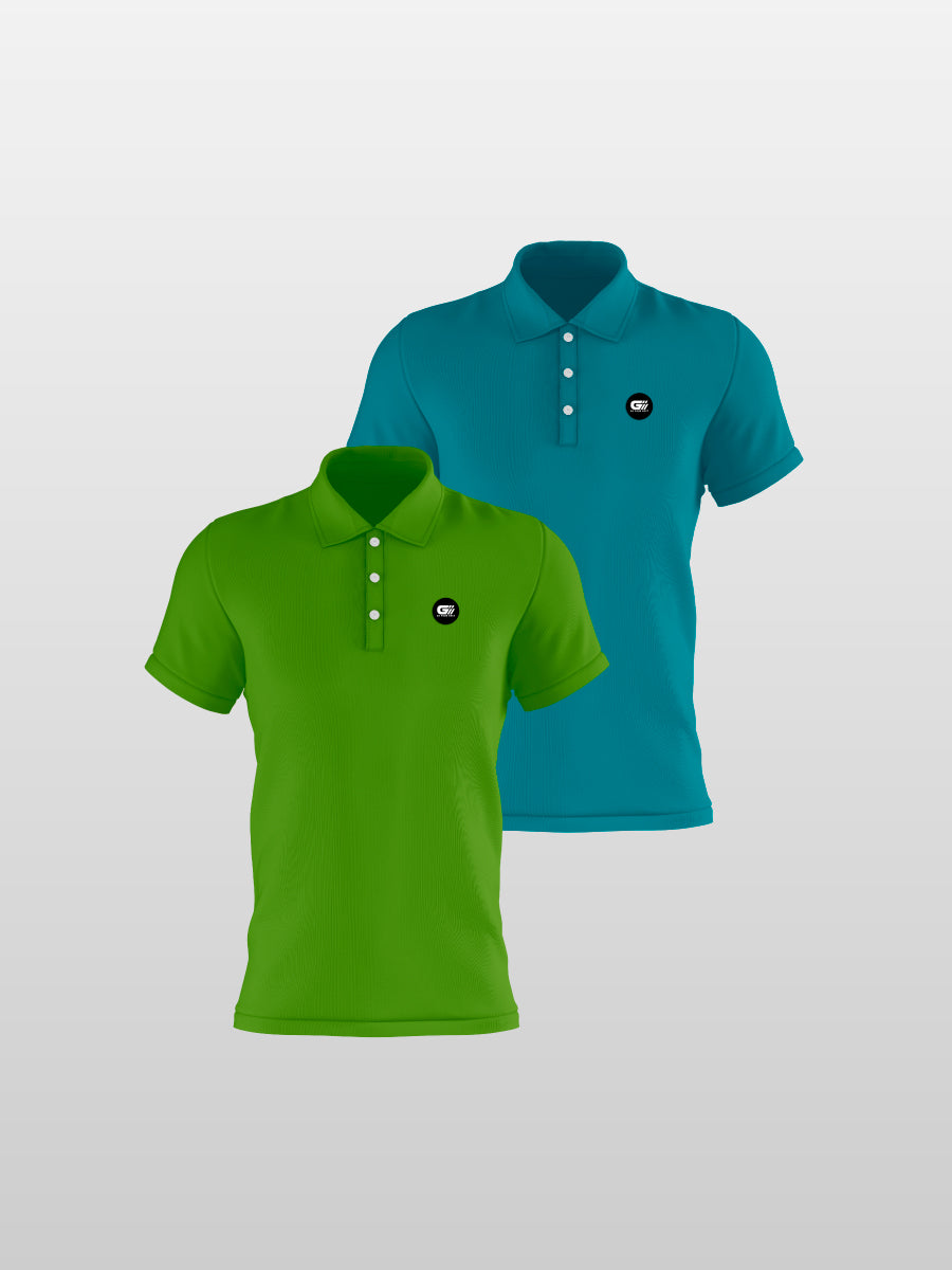 Pack 11 polos fondo entero