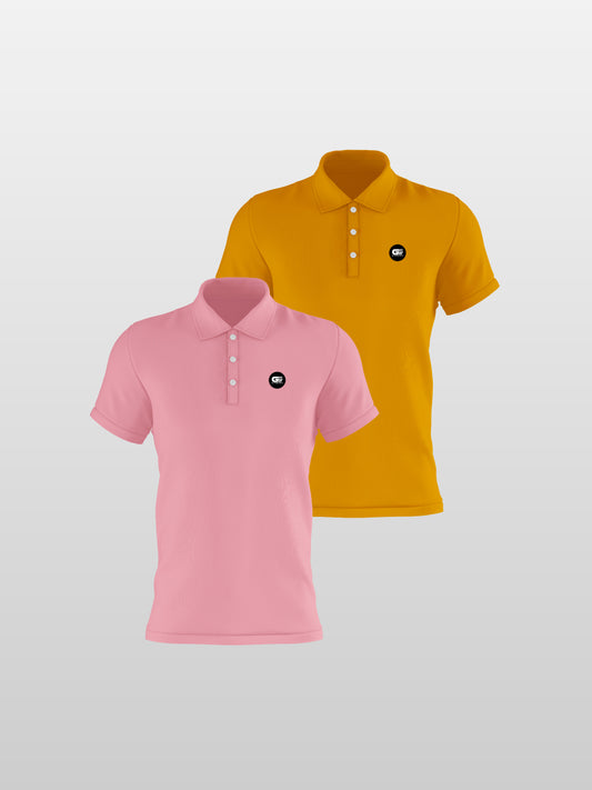 Pack 1 polos fondo entero