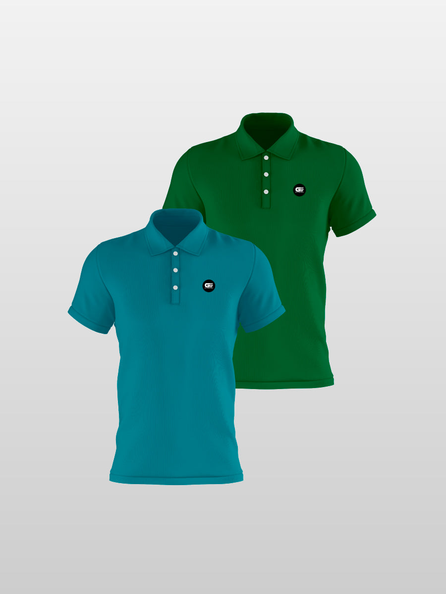 Pack 2 polos fondo entero