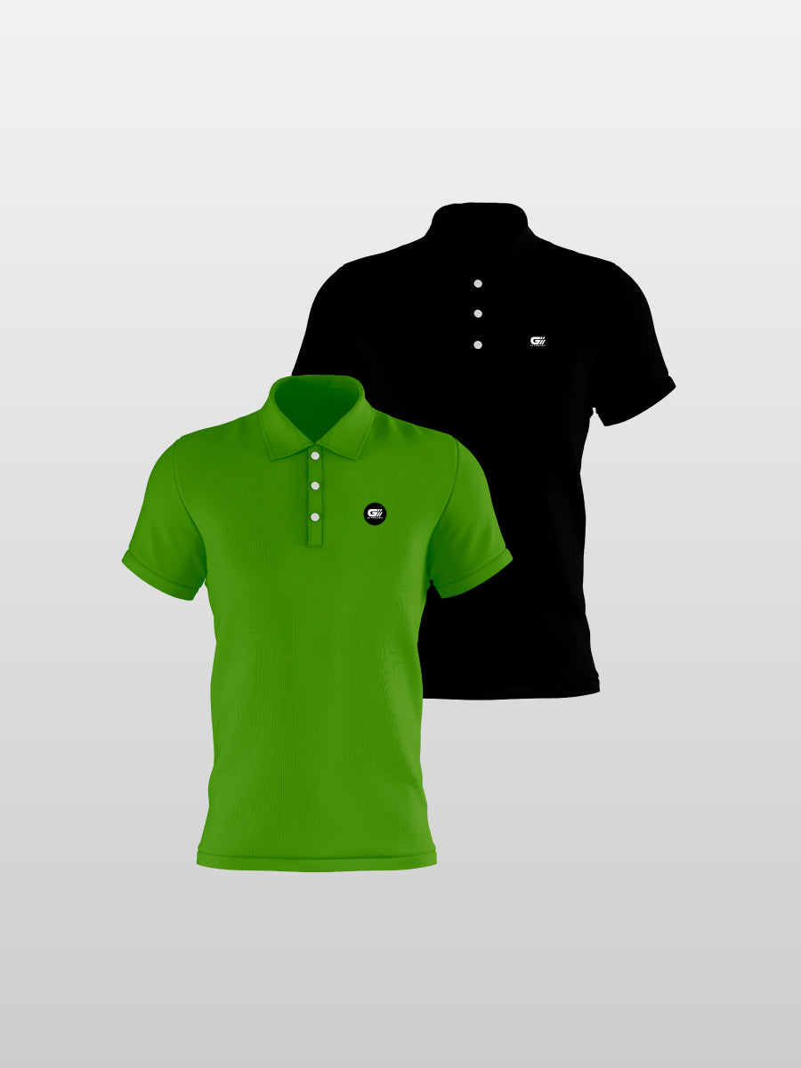Pack 7 polos fondo entero