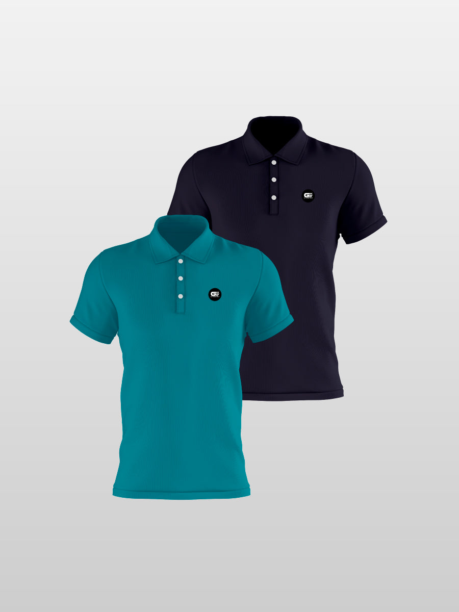 Pack 9 polos fondo entero
