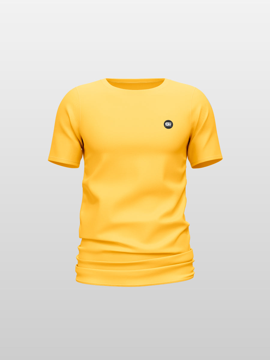 CAMISETA TELA FRIA BÁSICA AMARILLO (GIALLIO)