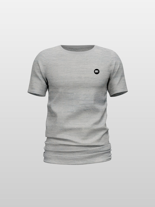 CAMISETA TELA FRIA BÁSICA GRIS JASPE CLARO (JASPE GRIGIO)