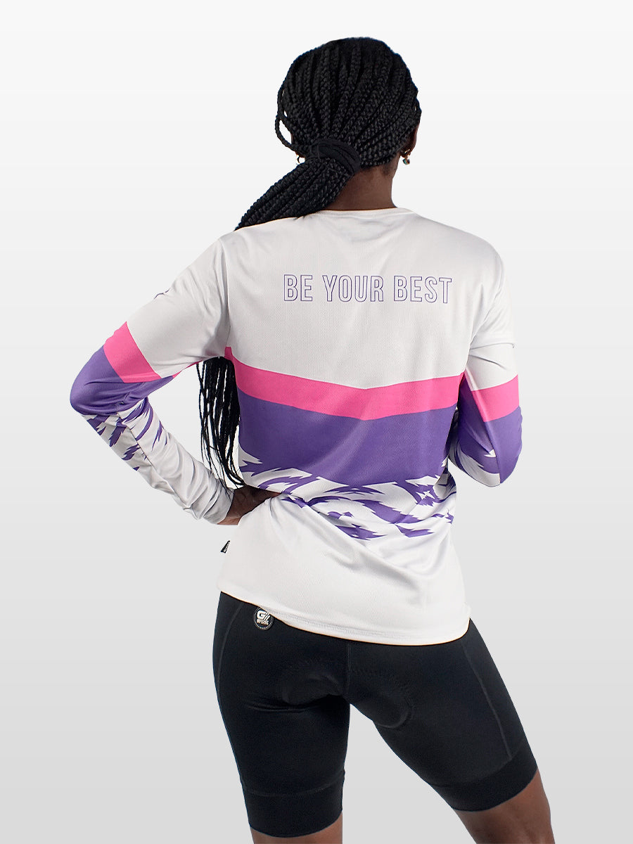 CAMISA MANGA LARGA ZB MORADA PARA HOMBRE Y DAMA