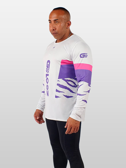CAMISA MANGA LARGA ZB MORADA PARA HOMBRE Y DAMA