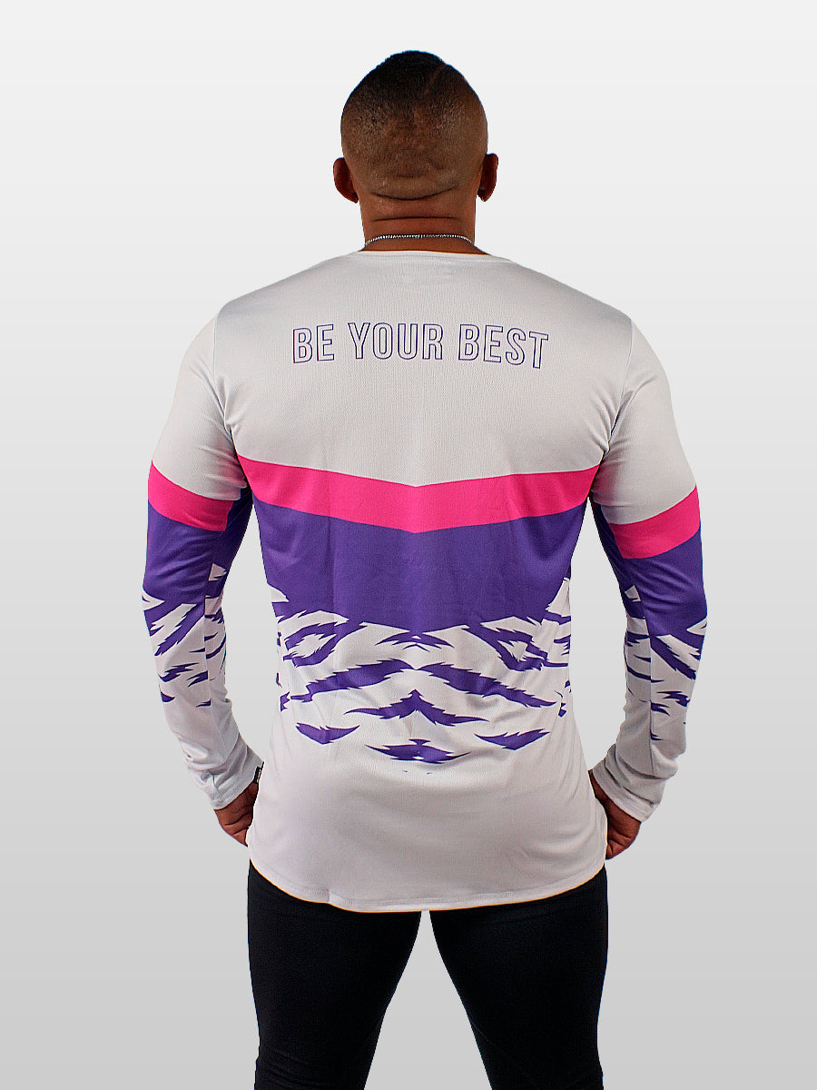 CAMISA MANGA LARGA ZB MORADA PARA HOMBRE Y DAMA